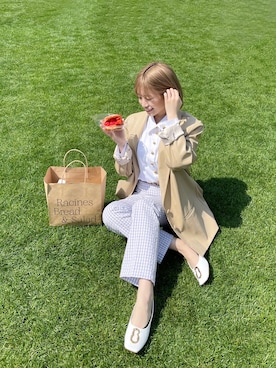 朝長美桜さん（レディース・154cm）の春コーディネート