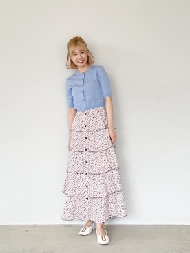 朝長美桜さん（レディース・154cm）の春コーディネート