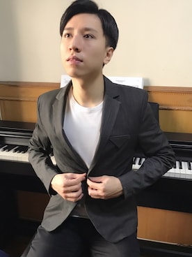 「ADLIB（アドリブ）のアイテム（パンツ）」を使った、Pacさん（メンズ・173cm）の春コーディネート