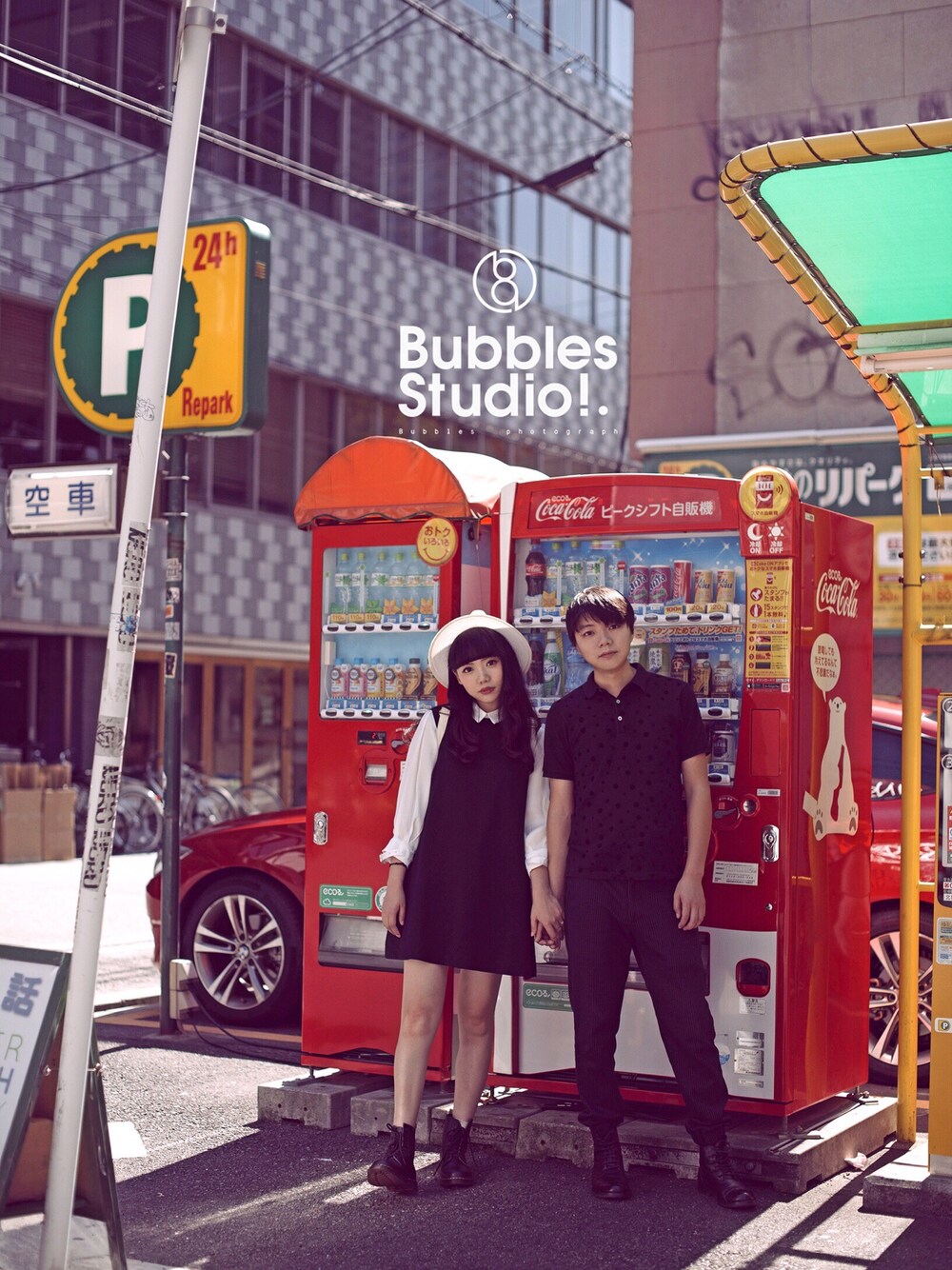 「jouetieのグッドガールワンピース（ワンピース、ブラック系）」を使った、machiさん（レディース・166cm）の春コーディネートの1枚目の写真