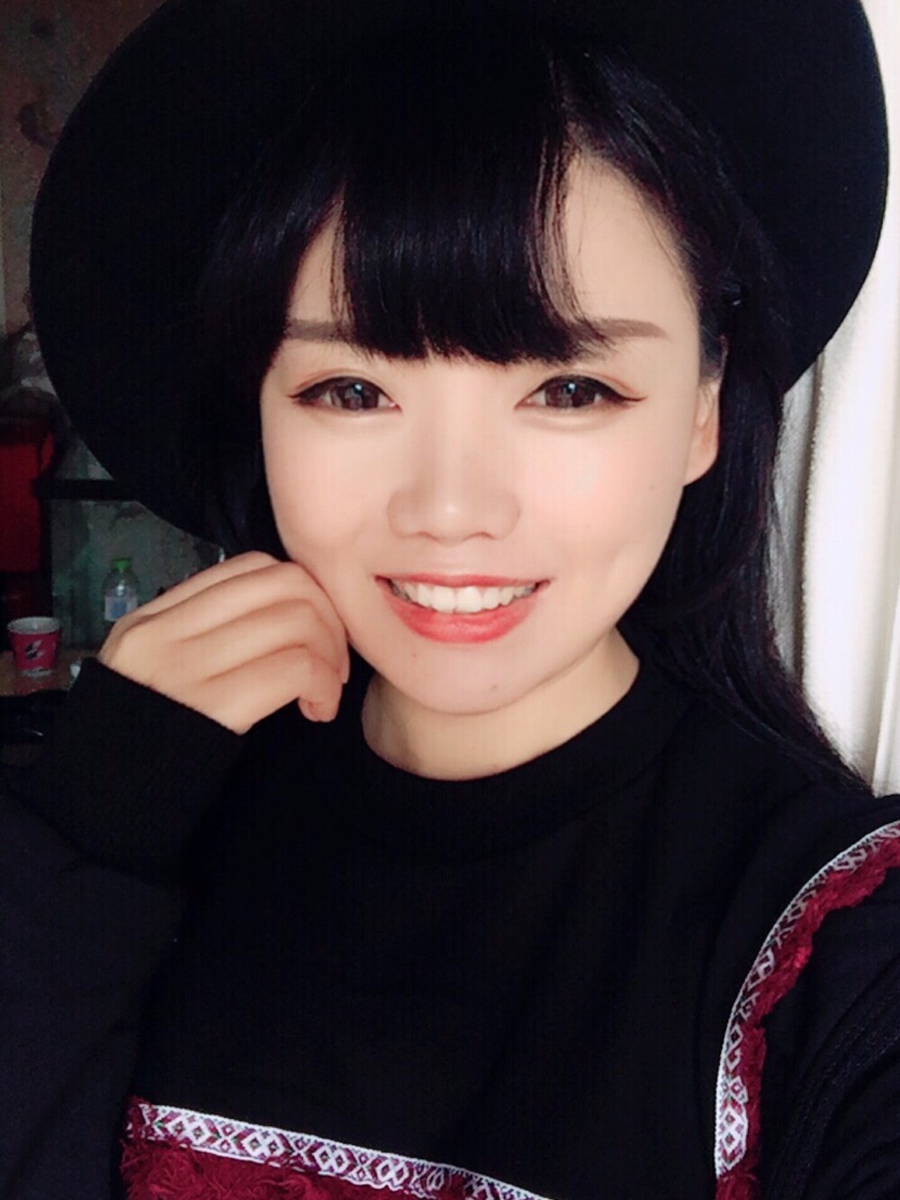 「jouetieのアイテム（Tシャツ/カットソー、ブラック系）」を使った、machiさん（レディース・166cm）の秋コーディネートの1枚目の写真