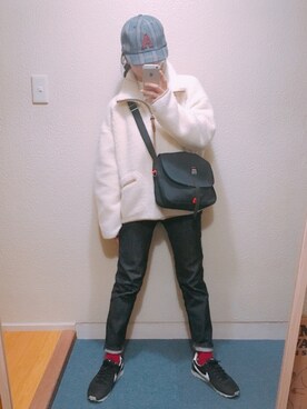 anさん（レディース・155cm）の冬コーディネート