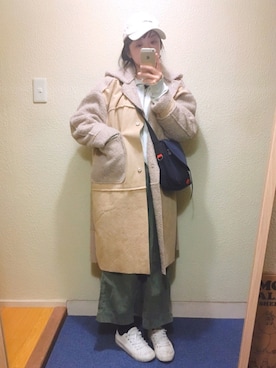 anさん（レディース・155cm）の冬コーディネート