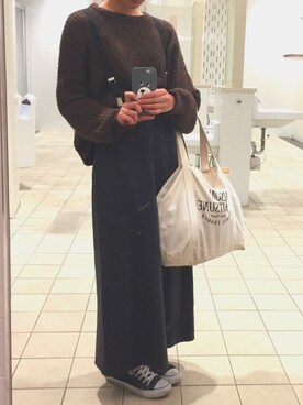 m .さん（レディース・159cm）の冬コーディネート