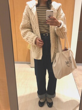 m .さん(レディース・159cm)の冬コーディネート