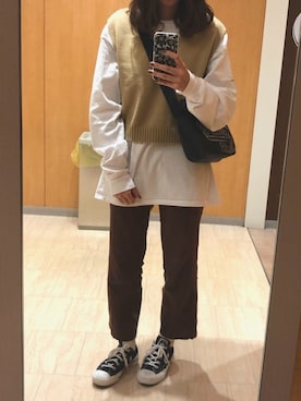 m .さん(レディース・159cm)の冬コーディネート