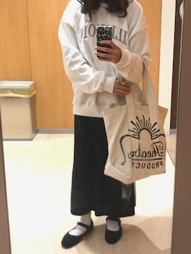 「カンフーシューズ」｜m .さん（レディース・159cm）の冬コーディネート