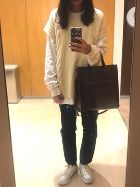 m .さん（レディース・160cm）の冬コーディネート