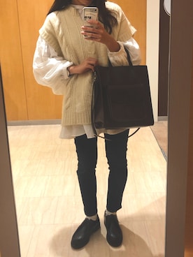 m .さん（レディース・160cm）の冬コーディネート