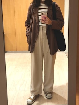 m .さん（レディース・160cm）の春コーディネート