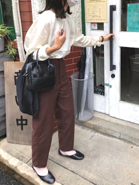 m .さん（レディース・160cm）の秋コーディネート