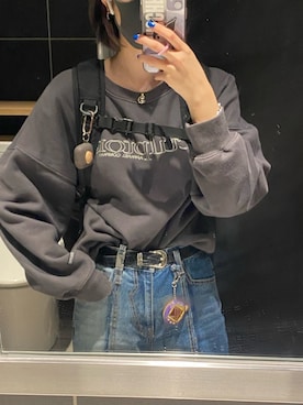 「ADER error（アーダーエラー）のアイテム（パンツ）」を使った、𝒆𝒓𝒊さん（レディース・166cm）の秋コーディネート