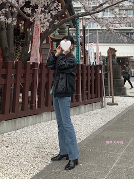 𝒆𝒓𝒊さん(レディース・166cm)の春コーディネート