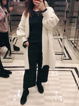 「RADOのアイテム」を使った、枫糖蛋卷さん（レディース・163cm）の春コーディネート