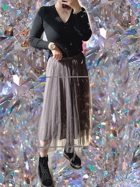 「BELLE（ベル）のアイテム」を使った、枫糖蛋卷さん（レディース・163cm）の秋コーディネート