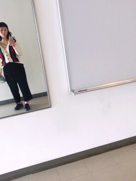 「アイテム（ファンデーション、ゴールド系）」を使った、かほさん（レディース・164cm）の冬コーディネート
