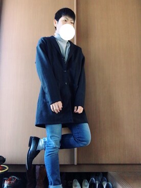 「THE SHOP TK （ザ ショップ ティーケー ）のアイテム（ダウンジャケット/コート）」を使った、れいさん（メンズ・170cm）の冬コーディネート