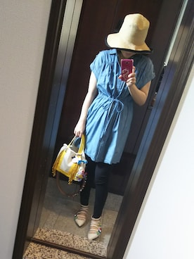 「HIAND（ハイアンド）のアイテム」を使った、Jasmine♡さん（レディース・160cm）の春コーディネート