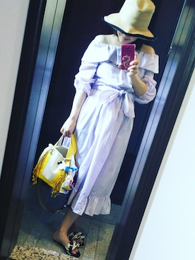 「HIAND（ハイアンド）のアイテム」を使った、Jasmine♡さん（レディース・160cm）の春コーディネート