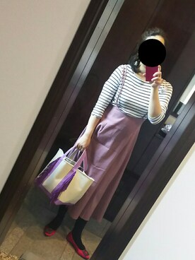 「ラベンダー」｜Jasmine♡さん（レディース・160cm）の春コーディネート