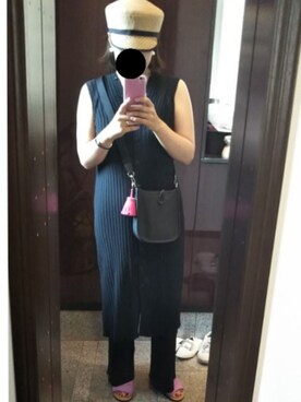 「HERMES」｜「アイテム（オールインワン・サロペット）」を使った、Jasmine♡さん（レディース・160cm）の夏コーディネート