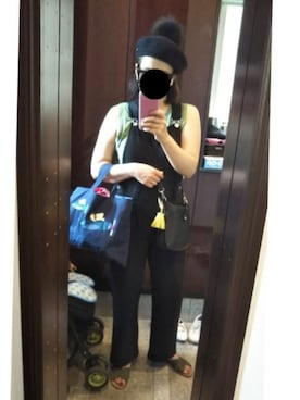 「HERMES」｜「アイテム（オールインワン・サロペット）」を使った、Jasmine♡さん（レディース・160cm）の夏コーディネート