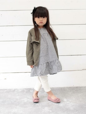 「アイテム（パンプス）」を使った、sr__akさん（キッズ・103cm）の夏コーディネート