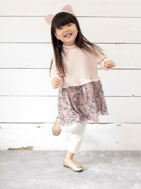 「アイテム（バレエシューズ）」を使った、sr__akさん（キッズ・103cm）の夏コーディネート