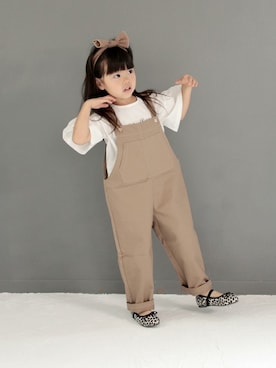 「アイテム（バレエシューズ）」を使った、sr__akさん（キッズ・107cm）の春コーディネート