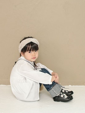 「アイテム（パンプス）」を使った、sr__akさん（キッズ・107cm）の春コーディネート