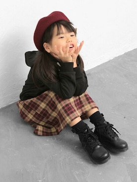 「ロンドンガール」｜sr__akさん（キッズ・110cm）の秋コーディネート