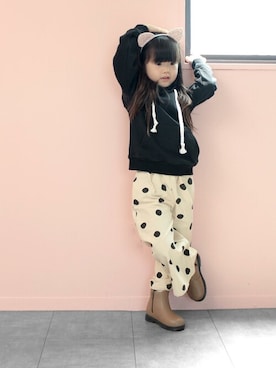 「SOROTTO（ソロット）のアイテム」を使った、sr__akさん（キッズ・110cm）の秋コーディネート