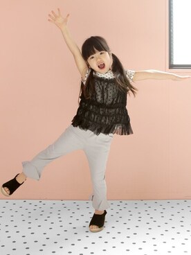 「SOROTTO（ソロット）のアイテム」を使った、sr__akさん（キッズ・110cm）の春コーディネート