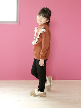 「アイテム（ブーツ）」を使った、sr__akさん（キッズ・116cm）の秋コーディネート