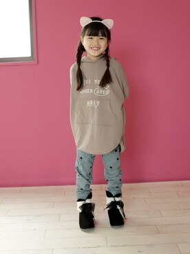 「おさげ」｜sr__akさん（キッズ・116cm）の秋コーディネート