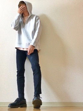 「Dr. Martens（ドクターマーチン）のDR.MARTENS / ドクターマーチン : WINGTIP BROGUE #（ドレスシューズ）」を使った、Senaさん（メンズ・172cm）の夏コーディネート