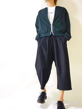 「Dr. Martens（ドクターマーチン）のDR.MARTENS / ドクターマーチン : WINGTIP BROGUE #（ドレスシューズ）」を使った、Senaさん（メンズ・172cm）の夏コーディネート