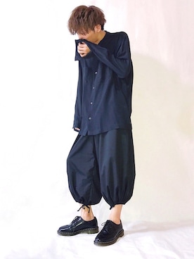 「シルク」｜「アイテム（その他）」を使った、Senaさん（メンズ・172cm）の夏コーディネート