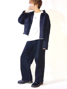 「Dr. Martens（ドクターマーチン）のDR.MARTENS / ドクターマーチン : WINGTIP BROGUE #（ドレスシューズ）」を使った、Senaさん（メンズ・172cm）の秋コーディネート