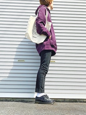 「UNIQLOU」｜「アイテム（その他）」を使った、Senaさん（メンズ・172cm）の秋コーディネート