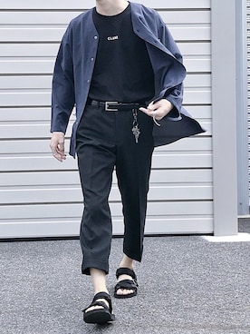 「SHAREEF（シャリーフ）のアイテム（財布/小物）」を使った、Senaさん（メンズ・172cm）の夏コーディネート