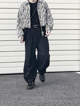「SHAREEF（シャリーフ）のアイテム（財布/小物）」を使った、Senaさん（メンズ・172cm）の秋コーディネート