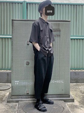 「not conventional」｜「アイテム（その他）」を使った、Senaさん（メンズ・172cm）の春コーディネート