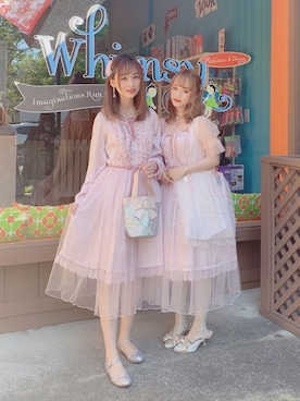 「merry jenny（メリージェニー）のアイテム（バレエシューズ）」を使った、きちゃんさん（レディース・170cm）の夏コーディネート