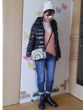 「LANI（ラニ）のアイテム」を使った、mintoさん（レディース・155cm）の冬コーディネート