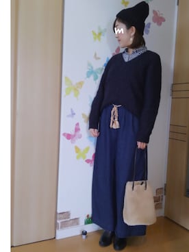 mintoさん（レディース・155cm）の冬コーディネート