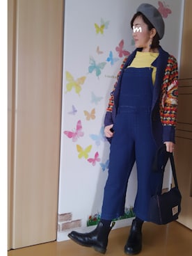 「Desigual（デシグアル）のアイテム（カーディガン/ボレロ）」を使った、mintoさん（レディース・155cm）の春コーディネート