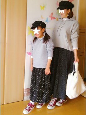 mintoさんの「セットアッププリーツスカート」を使ったコーディネート