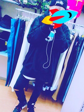 「DANKE SCHON（ダンケシェーン）のアイテム（チノパンツ）」を使った、きちさん（メンズ・173cm）の冬コーディネート