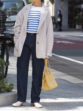 KITAYAMAさん（レディース・157cm）の春コーディネート